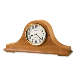 Howard Miller Nicholas Oak Finish Wood Chiming Quartz Mantel Clock