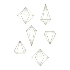 Umbra Prisma Wall Decor Matte Brass