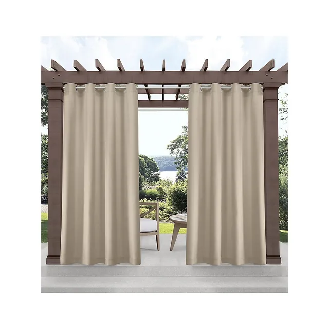 In-Out Solid GT 2-Piece Cabana Light-Filtering Curtain Panels - 84-Inch 4 In-Out Solid GT 2-Piece Cabana Light-Filtering Curtain Panels - 84-Inch - Image 2
