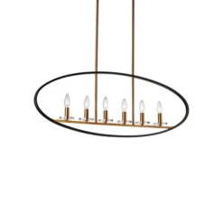 Dainolite Fiorella 6-Light Incandescent Pendant Light