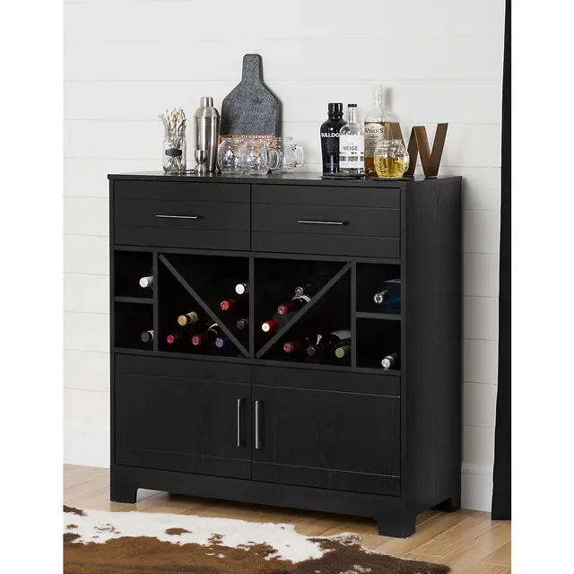 Vietti Bar Cabinet With Bottle Storage And Drawers 4 Vietti Bar Cabinet With Bottle Storage And Drawers - Image 2