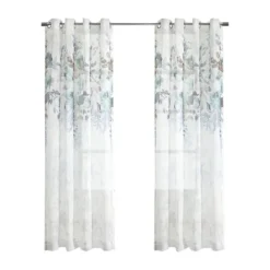 Florine Light-Filtering Grommet Curtain Panel