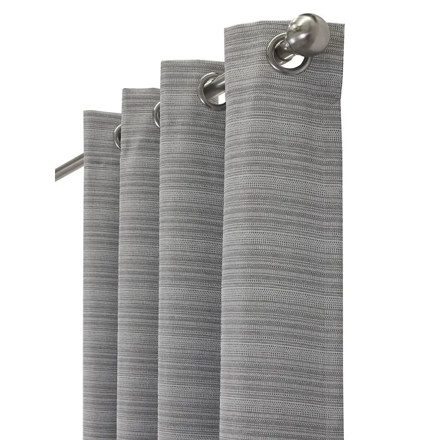 Marzo Blackout Textured Grommet Curtain Panel 4 Marzo Blackout Textured Grommet Curtain Panel - Image 2