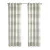 Pomona Sheer Faux-Linen Grommet Curtain Panel