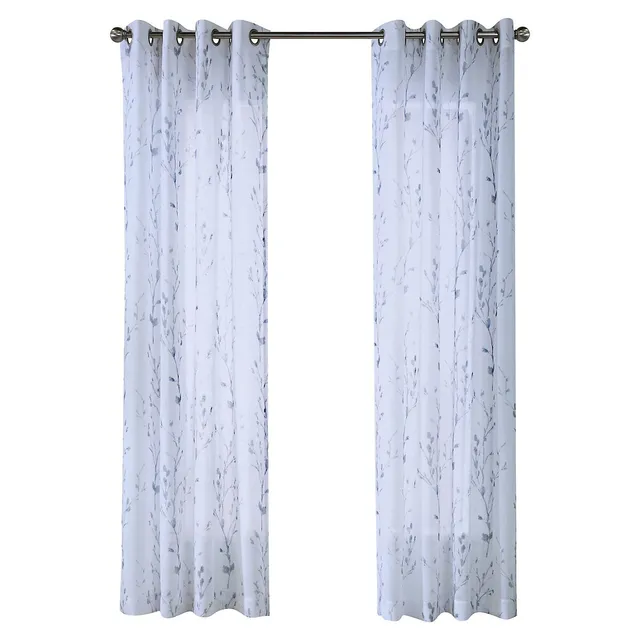 Pincus Semi-Sheer Grommet Curtain Panel 3 Pincus Semi-Sheer Grommet Curtain Panel