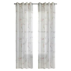 Shyra Semi-Sheer Grommet Curtain Panel