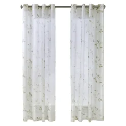Vinnie Sheer Digital-Print Grommet Curtain Panel