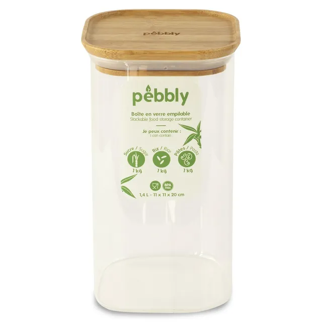 Tall 2.2L Jar With Lid 4 Tall 2.2L Jar With Lid - Image 2