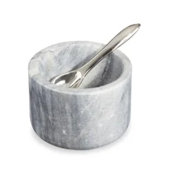 2-Piece Marble Pinch Pot And Spoon Set