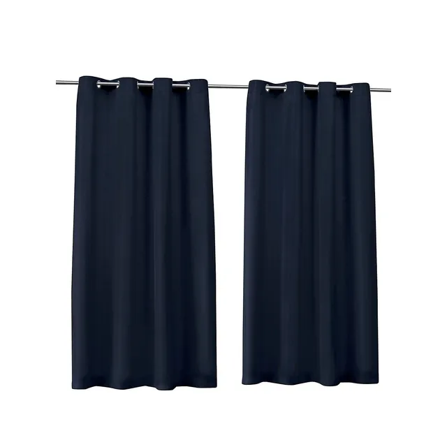 Cabana 2-Piece Solid Indoor/Outdoor Curtain Panel Set 3 Cabana 2-Piece Solid Indoor/Outdoor Curtain Panel Set
