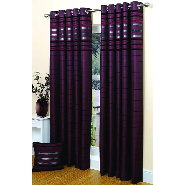 Contemporary 2-Piece Lined Curtain Panel Set - 96-Inch 4 Contemporary 2-Piece Lined Curtain Panel Set - 96-Inch - Image 2