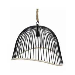 Lit Alpha Iron Mesh Chandelier