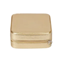 Luna Vegan Leather Travel Jewellery Case