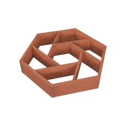 Wooden Wheel Garden Bed