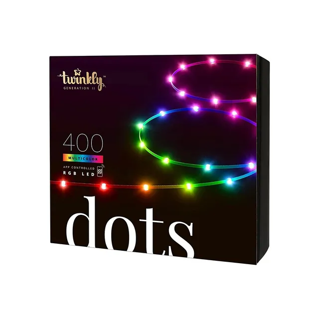 Twinkly Dots—400 RGB Flexible Led Light String, 66 Ft, 16 Million Colors—Generation II 4 Twinkly Dots—400 RGB Flexible Led Light String, 66 Ft, 16 Million Colors—Generation II - Image 2