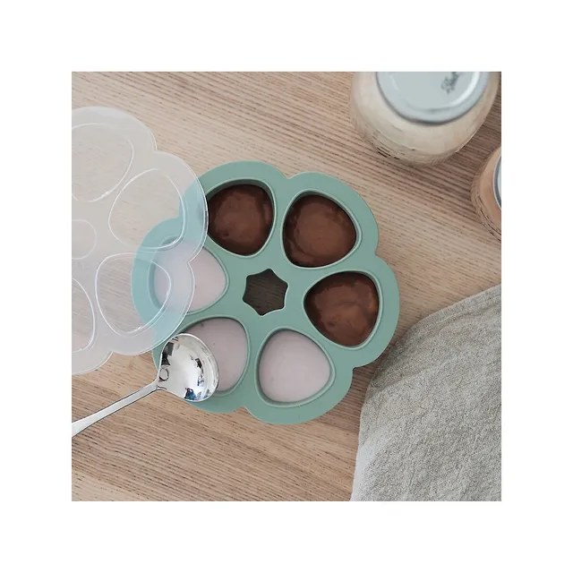 Beaba Multiportions 5oz Silicone Tray & Cover 6 Beaba Multiportions 5oz Silicone Tray & Cover - Image 4