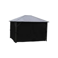 4-Panel Safezone Side Curtains For 12-Foot X 16-Foot Gazebo