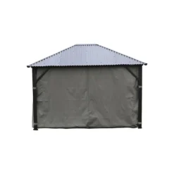 4-Panel Side Curtains For 10-Foot X 12-Foot Gazebo