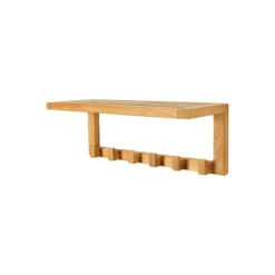 Spa Six-Hook Wall Shelf